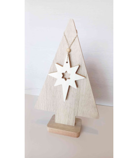 Adorno de Pino con Estrella 32 cm