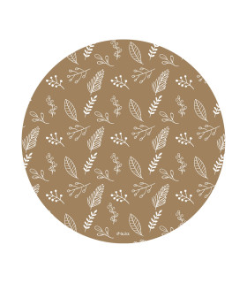 Plato de Sitio Hojas Doradas 34 cm x 10