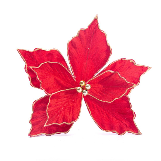 Adorno Estrella Federal Roja con Dorado 30 cm Alparamis