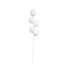 Rama Pompom Blanco 78 cm Alparamis
