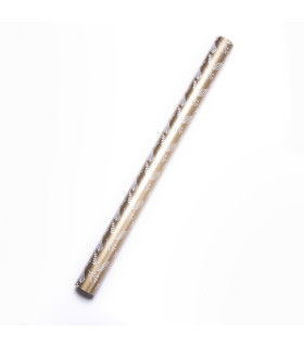 Papel de Regalo Hojas Dorado x 2