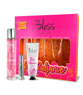 Trio Rio Radiance EDT Travel Perfumer y Crema Corporal y de Manos Bless