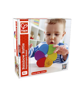 Sonajero Arcoiris de Madera Hape