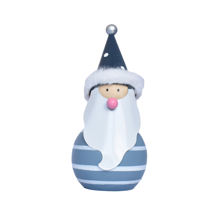 Santa o Snowman en Madera Azul Alparamis