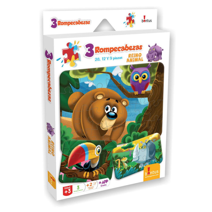 Rompecabezas Infantil Reino Animal