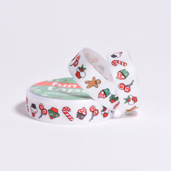 Cinta Fun Tape Christmas 1.5 cm x 5 metros