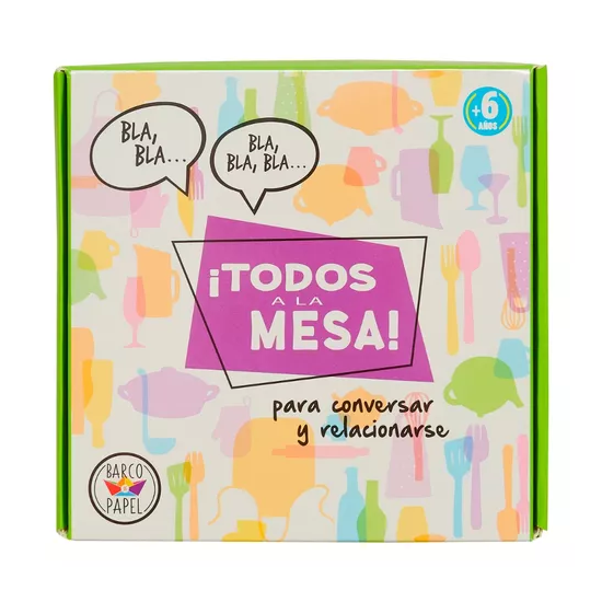 Juego De Mesa Todos A La Mesa Barco De Papel