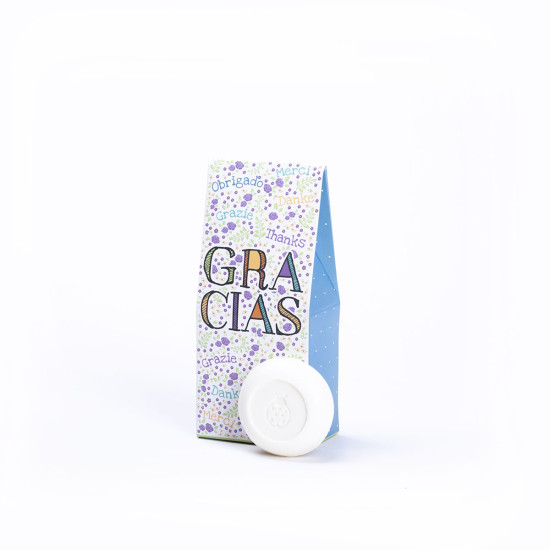 Caja Jabón Gracias en idiomas