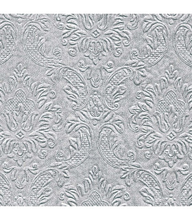 Servilletas 25 x 25 cm Ornament Silver Xmas