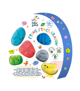 Crayones Stone Stack x 6 Haku Yoka