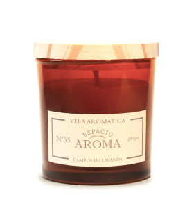 Vela de Soja 250 g Línea Botánica Campos de Lavanda Espacio Aroma