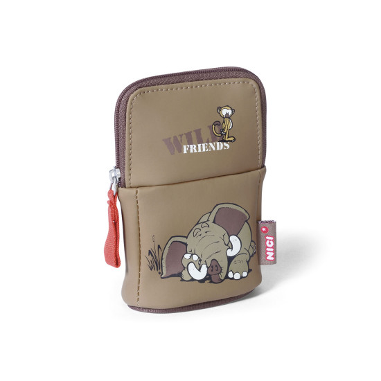 Portatarjetas de Elefante y Mono