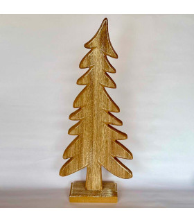 Adorno de Árbol de Navidad de Madera 47 cm Alparamis