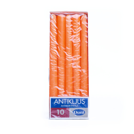 Velas Taper Naranja x 10