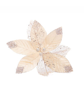 Adorno Estrella Federal Dorada Calada 26 cm Alparamis