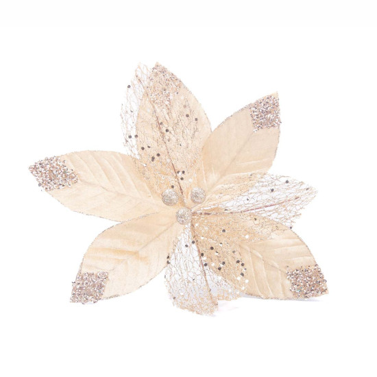 Adorno Estrella Federal Dorada Calada 26 cm Alparamis