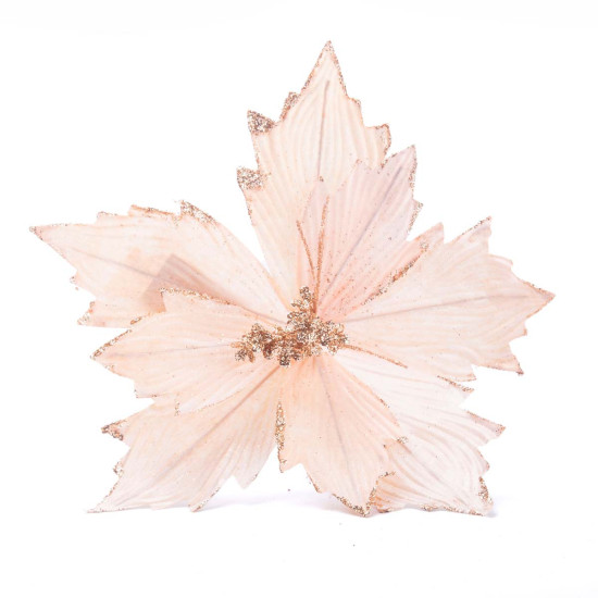 Adorno Poinsettia Dorada 31 cm Alparamis