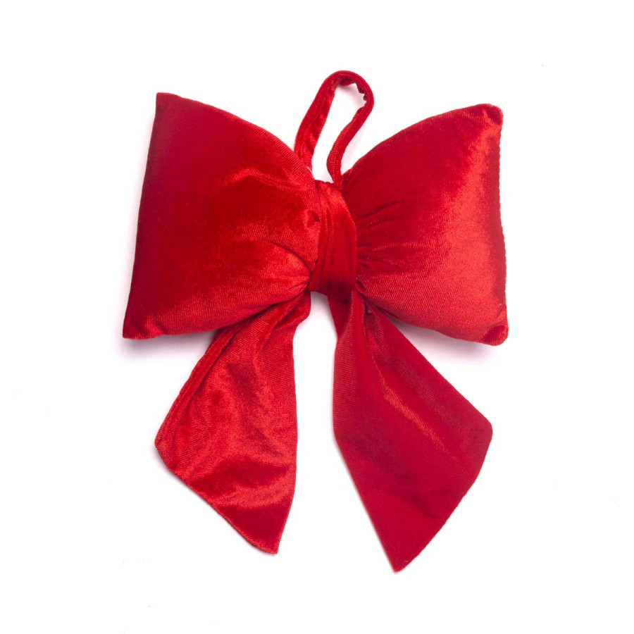 Moño Acolchado Rojo 15 x 20 cm Alparamis