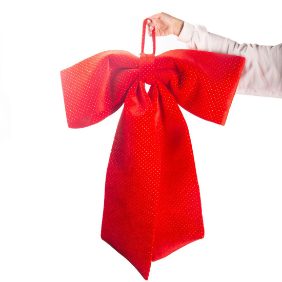 Moño Gigante Rojo 70 x 80 cm Alparamis