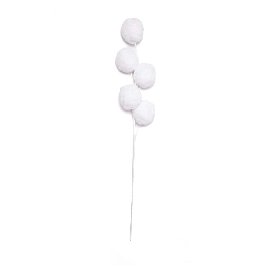 Rama Pompom Blanco 78 cm Alparamis