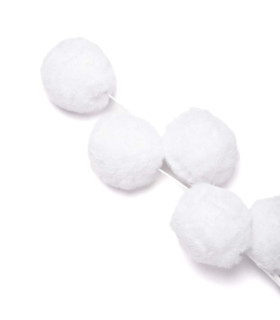 Rama Pompom Blanco 78 cm Alparamis
