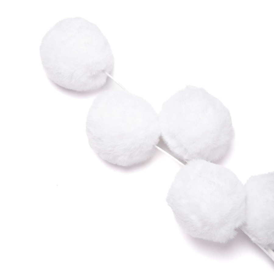 Rama Pompom Blanco 78 cm Alparamis