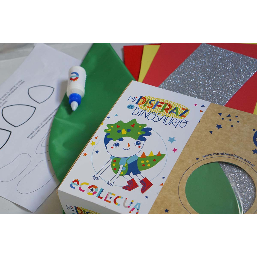 Kit Mi Disfraz De Dinosaurio