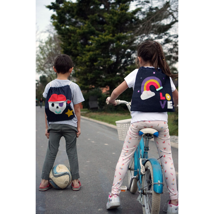 Kit Mi Mochila Denim