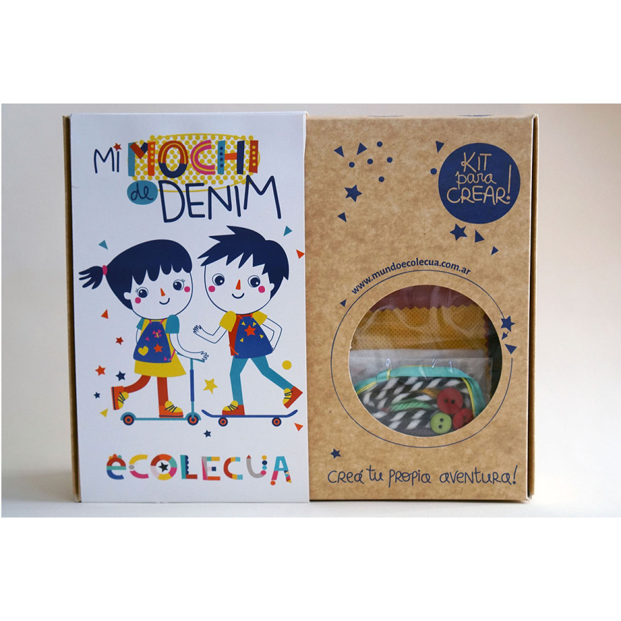 Kit Mi Mochila Denim