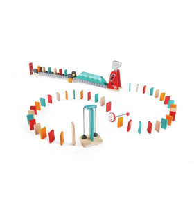 Juego de Dominó de Madera Martillo Poderoso Hape