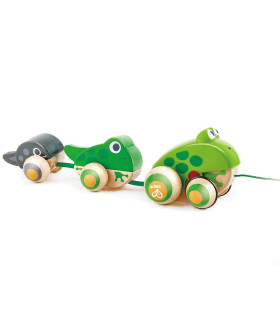 Juguete de Arrastre Familia Rana Hape