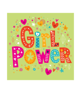 Servilletas 33 x 33 cm Girl Power