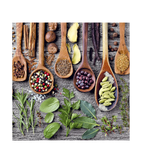 Servilletas 33 x 33 cm Spicesand Herbs