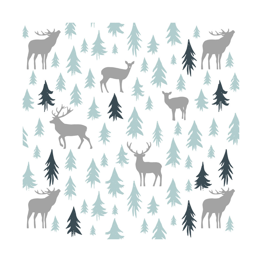 Servilletas 33 x 33 cm Earth Xmas