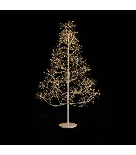 Árbol Blanco 120 cm y 1000 Luces Cálidas Alparamis