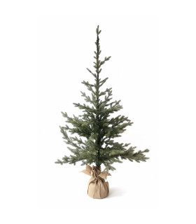 Árbol de Navidad con Base de Yute 180 cm Alparamis