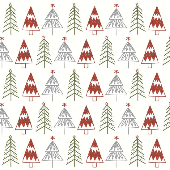 Servilletas 24 x 24 cm Fun Tree Red Xmas