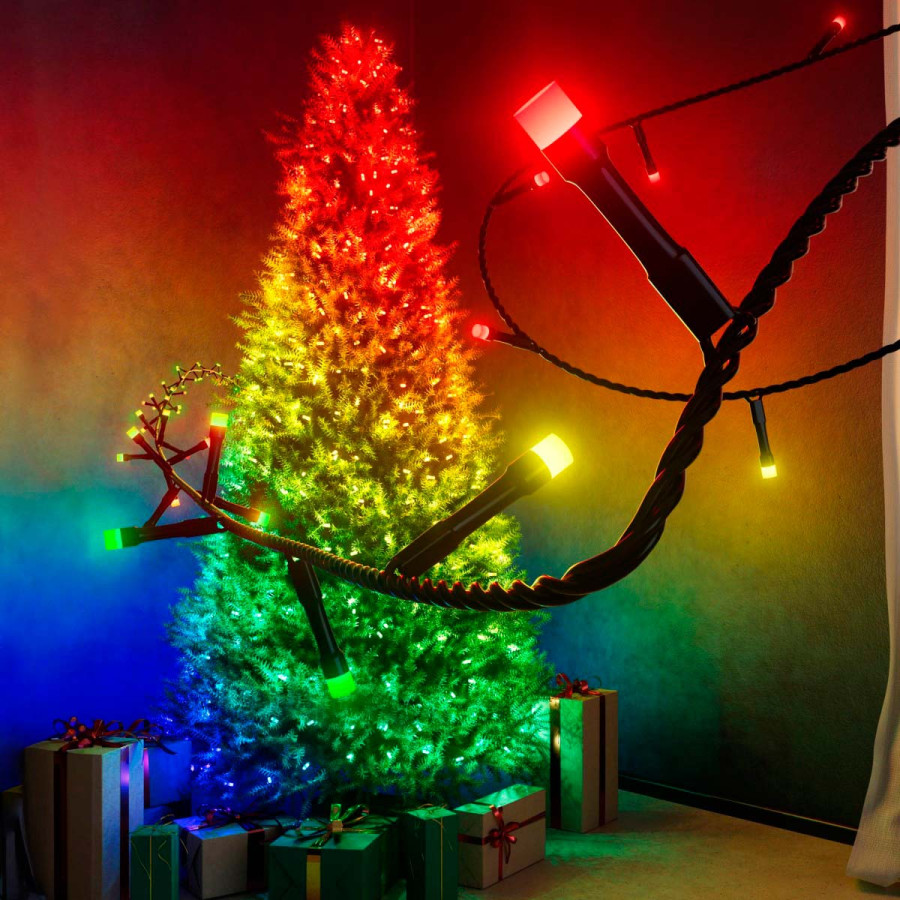 400 Luces LED Decorativas Inteligentes String Twinkly con Enchufe