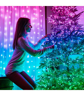 600 Luces LED Decorativas Inteligentes String Twinkly con Enchufe