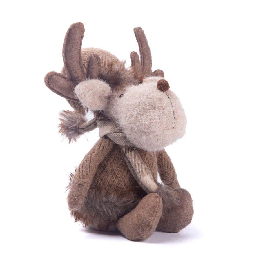 Adorno de Reno con Bufanda 40 cm Alparamis