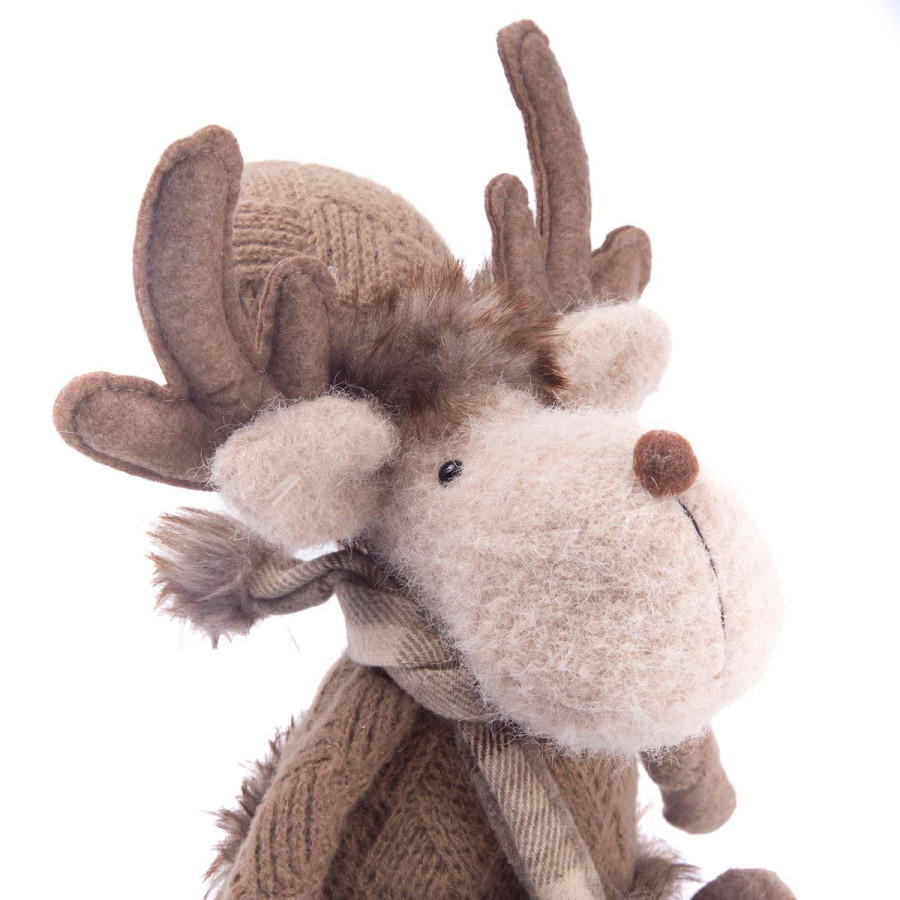 Adorno de Reno con Bufanda 40 cm Alparamis