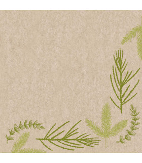 Servilletas Recicladas 24 x 24 cm Forest Finds