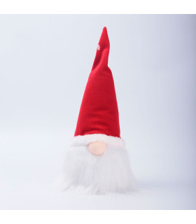 Adorno de Duende Rojo con Luz LED 30 cm Alparamis