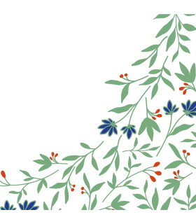 Servilletas 24 x 24 cm Flora