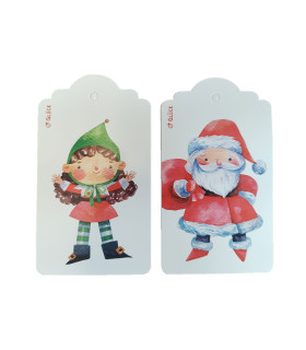 Tags Bosque Encantado Papá Noel y Duende x 8