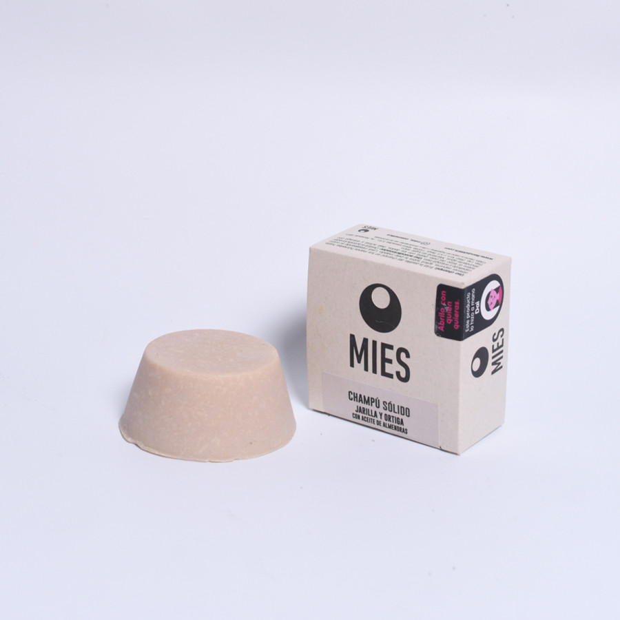 Champú Jarilla y Ortiga con Aceite de Almendra 75 g Mies