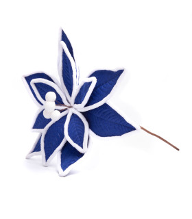 Adorno Estrella Federal Azul 22 cm Alparamis A24-3828