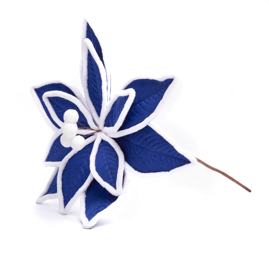 Adorno Estrella Federal Azul 22 cm Alparamis A24-3828