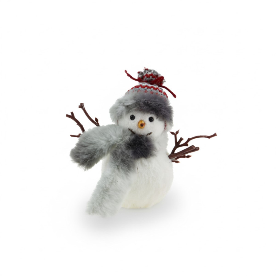 Adorno Muñeco de Nieve 14x15 cm Alparamis