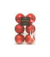 Bolas Rojas de 8 cm x 6 Alparamis